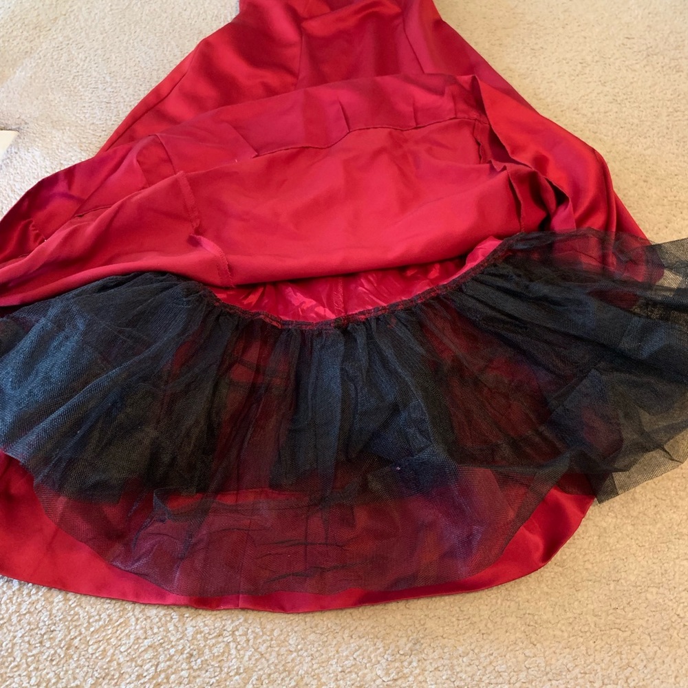 BETSY & ADAM red formal prom dress - Picture 5 of 6